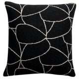 Coussin Dany Blanc/noir 45 x 45