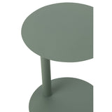 Table d'appoint J-Line avec des accessoires déco autour