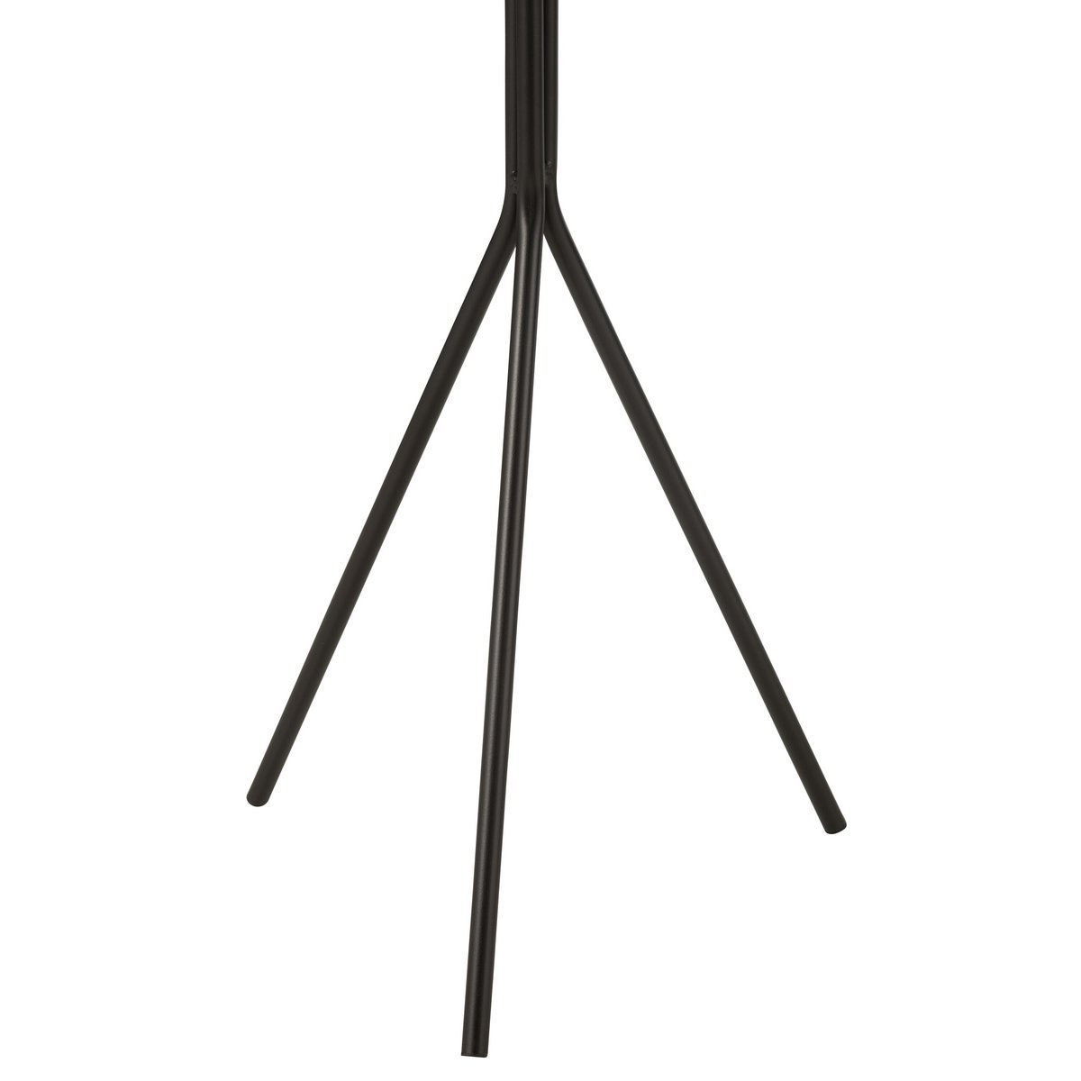 Détail de la finition en métal noir de la table basse J-Line