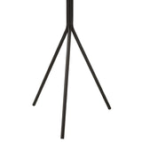 Détail de la finition en métal noir de la table basse J-Line