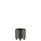 Pot de fleurs J-Line Smoke avec plante, en situation