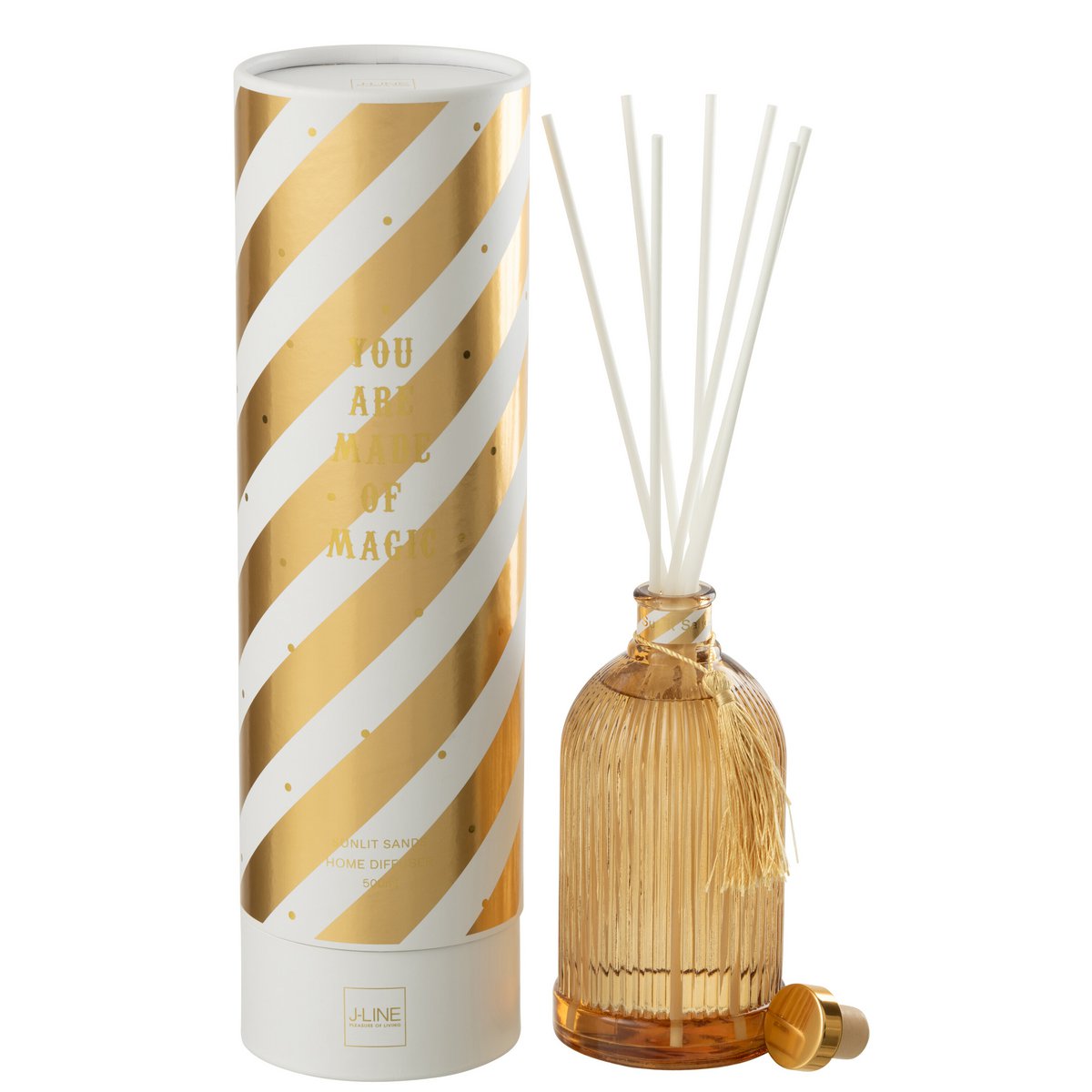 Parfum J-Line Magic Sunlit Sands - mise en scène décorative