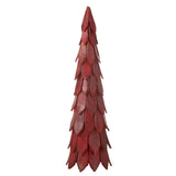 Sapin de Noël J-Line en bois rouge, vue de face