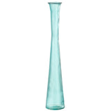 Vase tube J-Line en verre aqua de 51 cm, élégant et moderne.