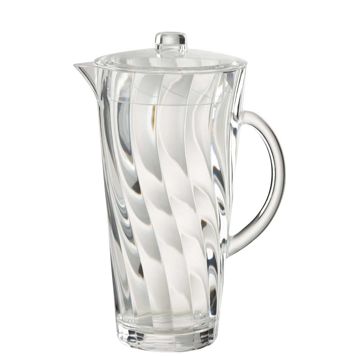 Cruche Onde J-Line sur table, ambiance chic et moderne