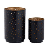 Solder Tealight Masterbox 16X 2 Set Starry Sky Candlers Around Black Gold