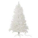 Sapin de Noël J-Line 400 Led Pampa en métal blanc, vue d'ensemble