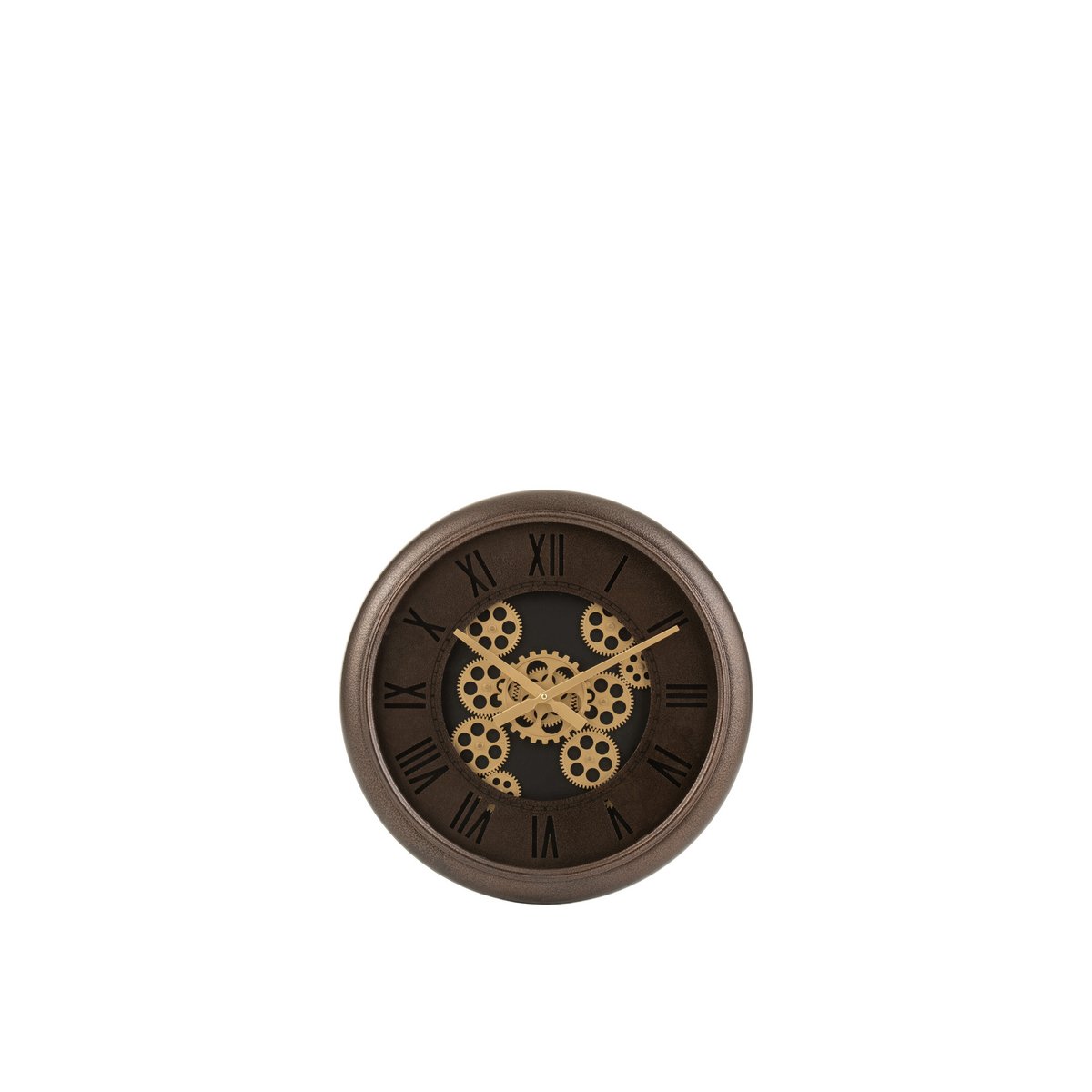 Détail de l'horloge J-Line, mettant en valeur son diamètre de 52 cm et son style raffiné.