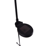 LED Solar Earth Spit "Flame" -out et crache en métal et plastique en brun, avec LED intégrée