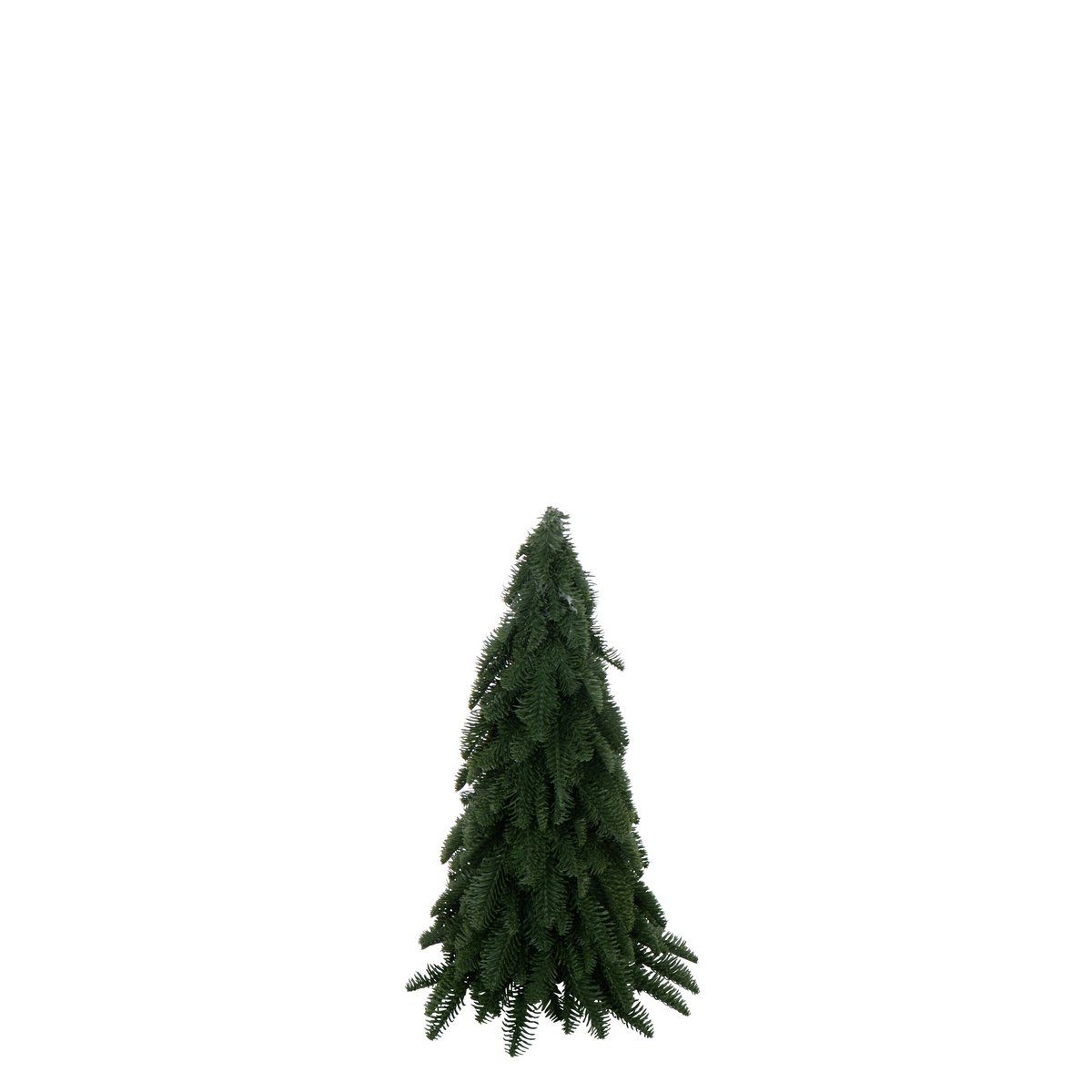 Sapin de Noël J-Line en plastique vert, élégant et festif