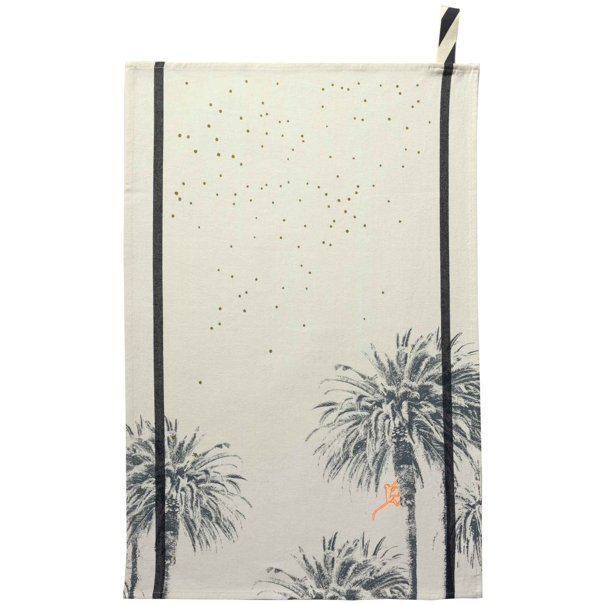 Torchon en coton biologique VIVARAISE - design élégant et absorbant