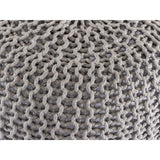 Pouf Ø55cm en extérieur, confort et style réunis