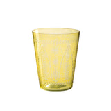 Vase Tarifa J-Line en verre jaune, design élégant et moderne