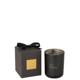 Ambiance chaleureuse créée par la bougie J-Line Rêves Noir
