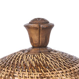 Le panier de rangement Crown - Brun naturel