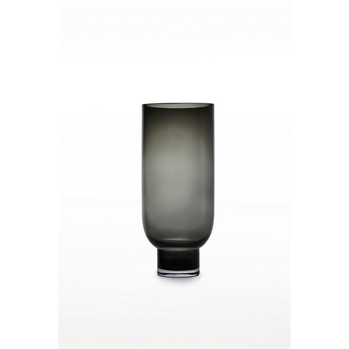 Détail du vase OMAHA 28GR montrant la texture du verre