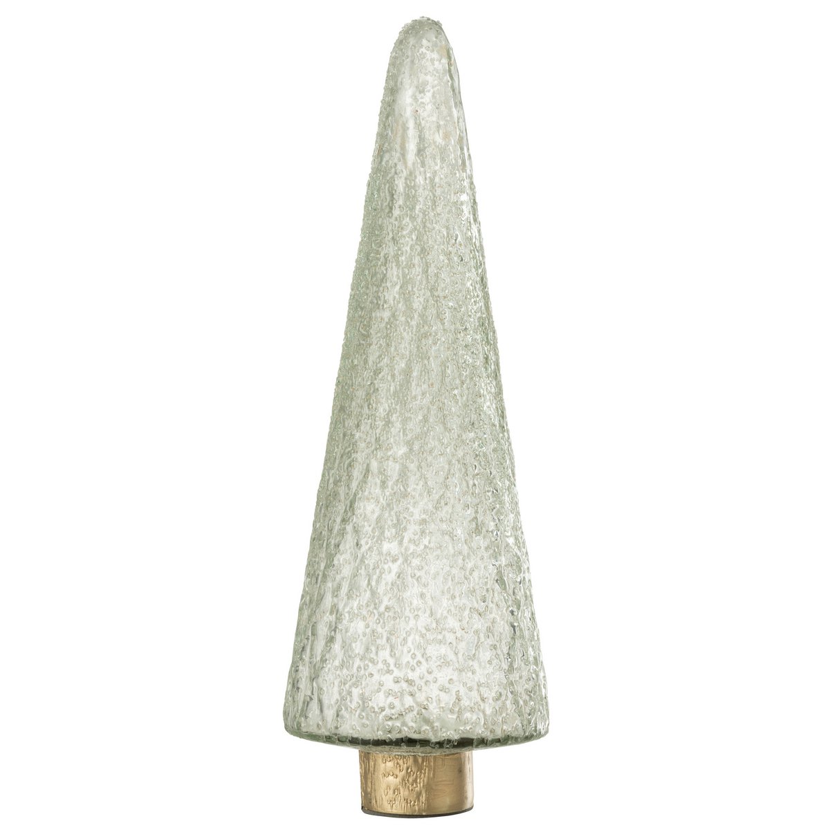 Socle de sapin J-Line en verre, mise en scène élégante
