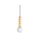 Lampe à suspension rayée