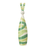 Figurine Lapin en Céramique Verte J-Line - Détail des oreilles