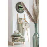 Vase Cancun J-Line en verre vert, ambiance moderne