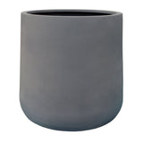 Cache-pot en fibre de pierre gris Ø55 cm