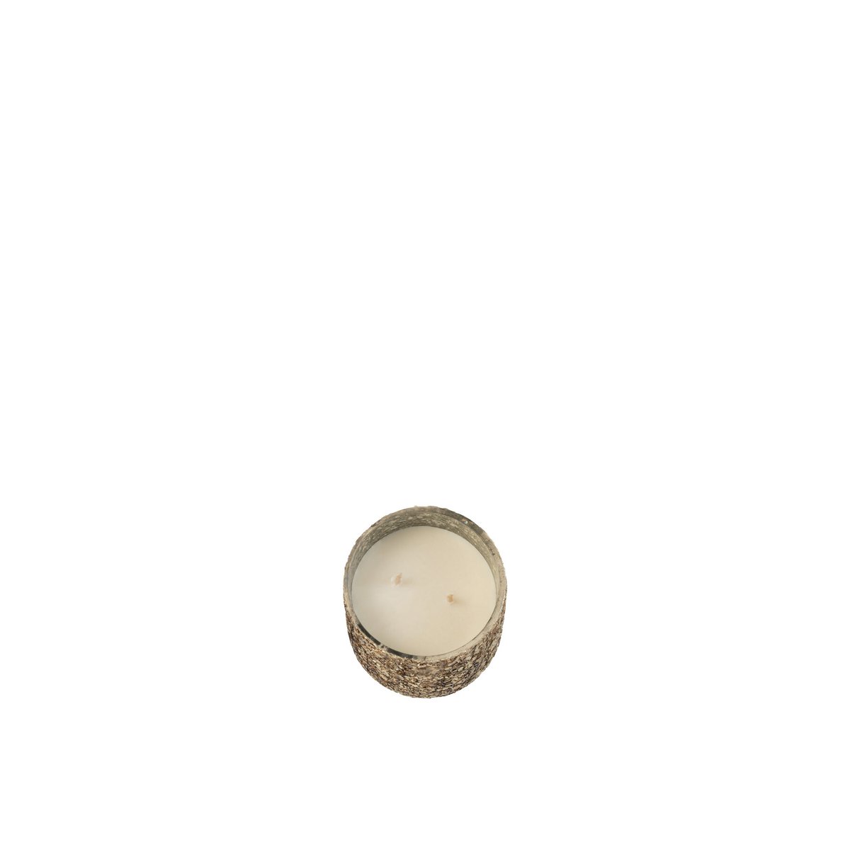 Bougie parfumée Luxuria en verre bronze avec parfum Cookie Crunch