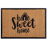 Tapis coco 60 x 40 cm paillasson paillasson paillasson tapis anti-poussière porte d'entrée