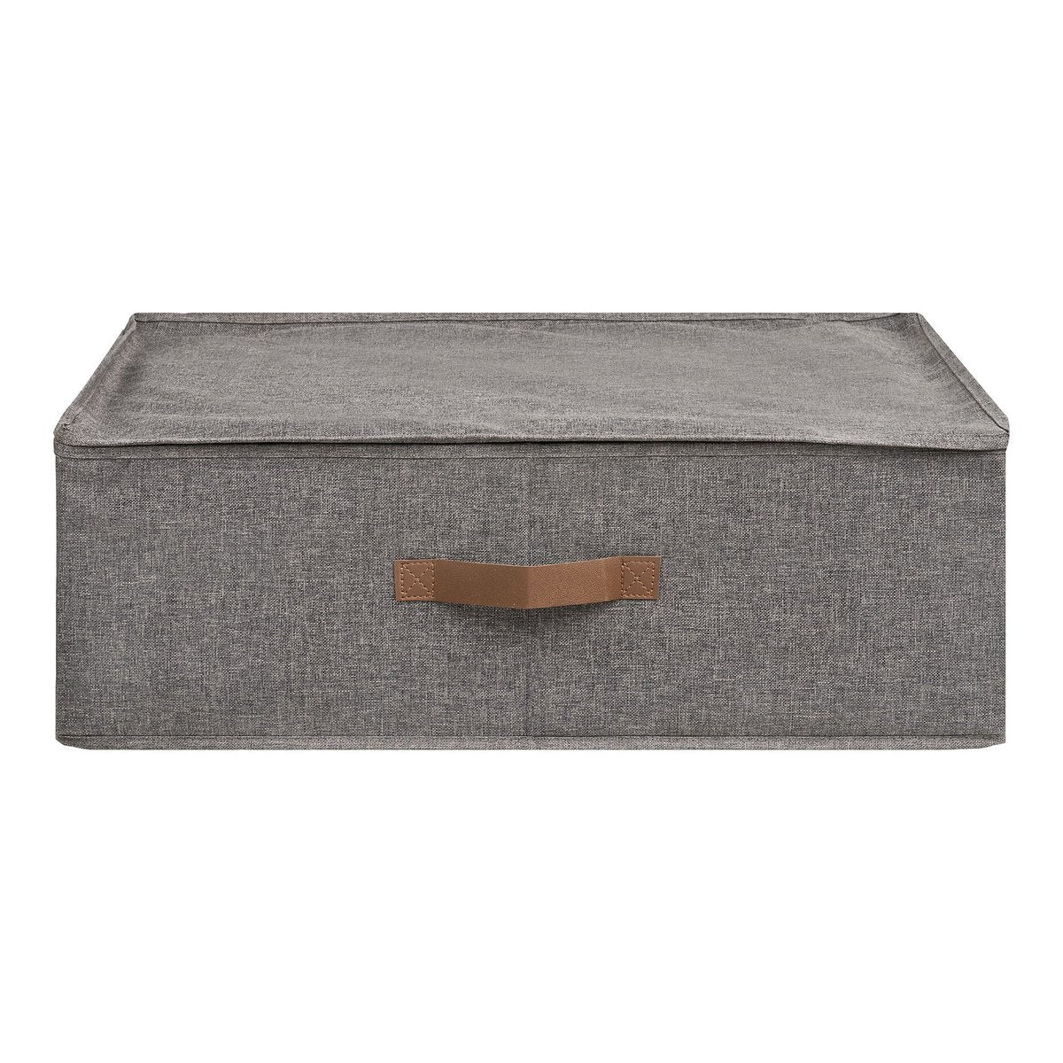 Organisateur Noto gris foncé en textile, vue de face