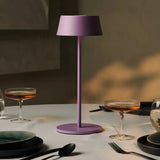 Lampe de table rechargeable Hugo Violet Lila