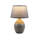 Lampe de table en céramique "tali" gris
