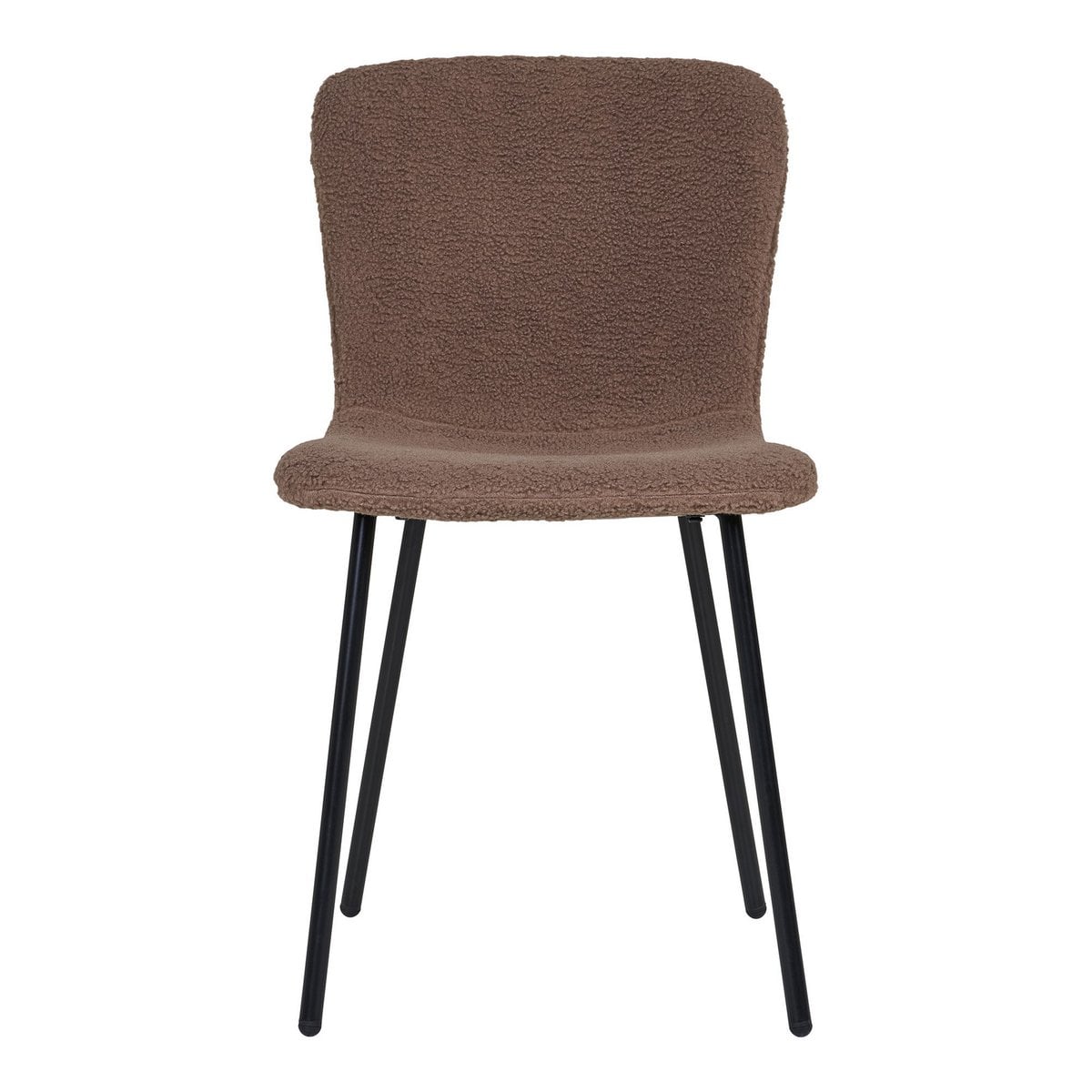 Vue latérale de la chaise Halden, design moderne