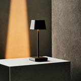 Lampe de table sans fil Sarphati Mini moka marron