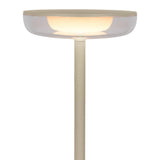 Lampe à poser sans fil dimmable en métal beige