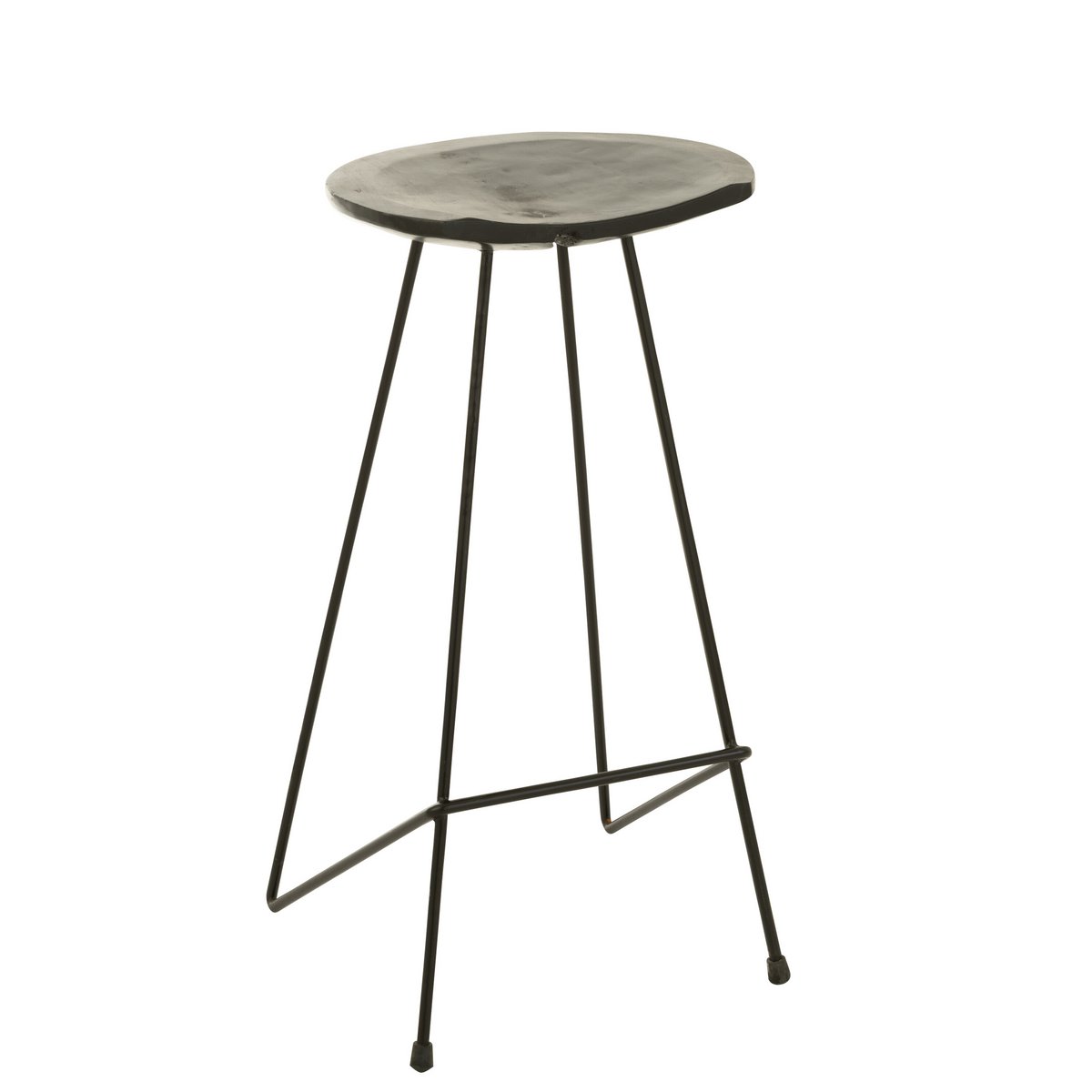 Chaise de bar J-Line sur un fond en bois