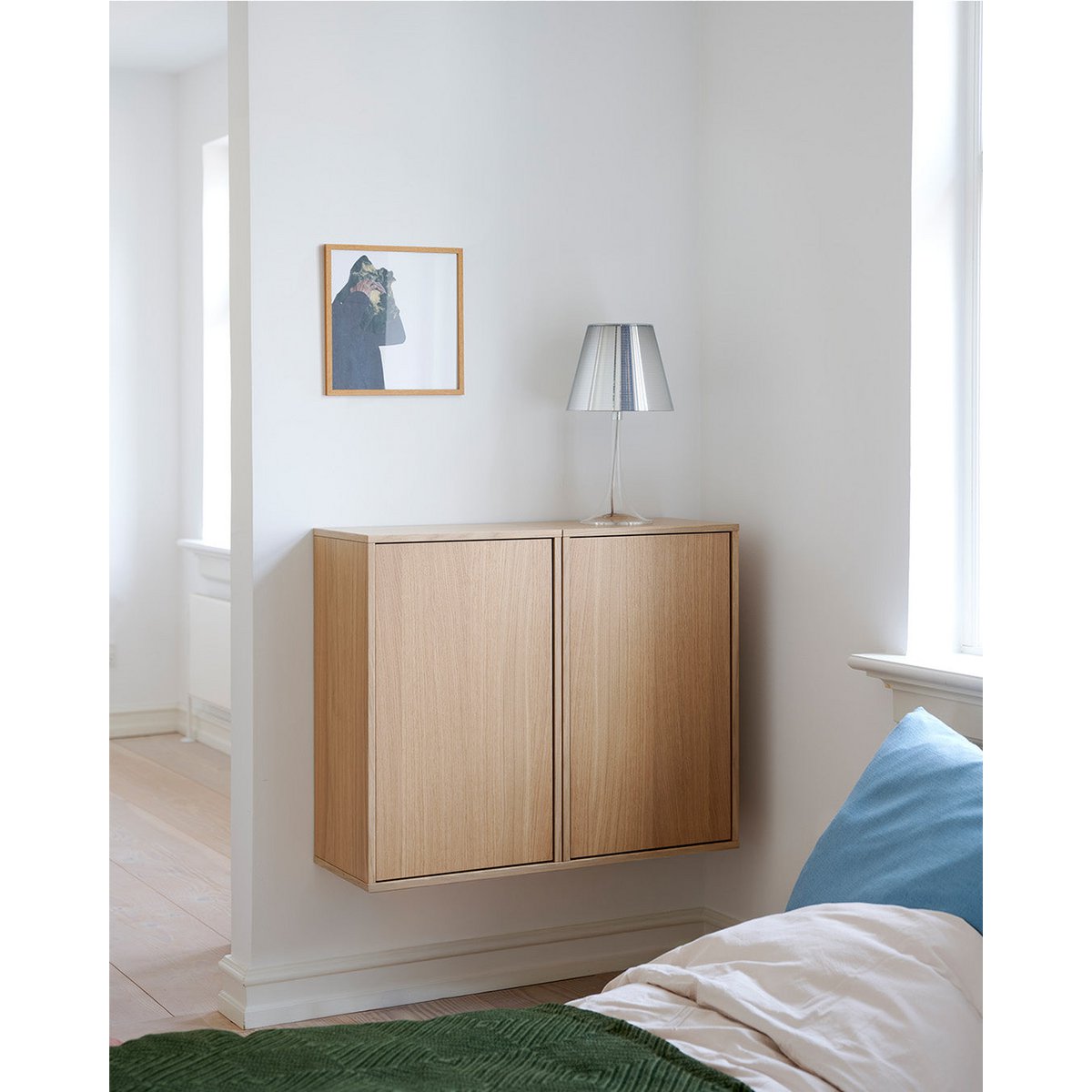 Boîte à linge de Recollector - Chêne