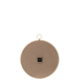 Détail de l'horloge J-LIGNE SIDES, mettant en avant le matériau jute et le style bohème.