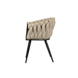 Chaise Wave beige (Lot de 2)