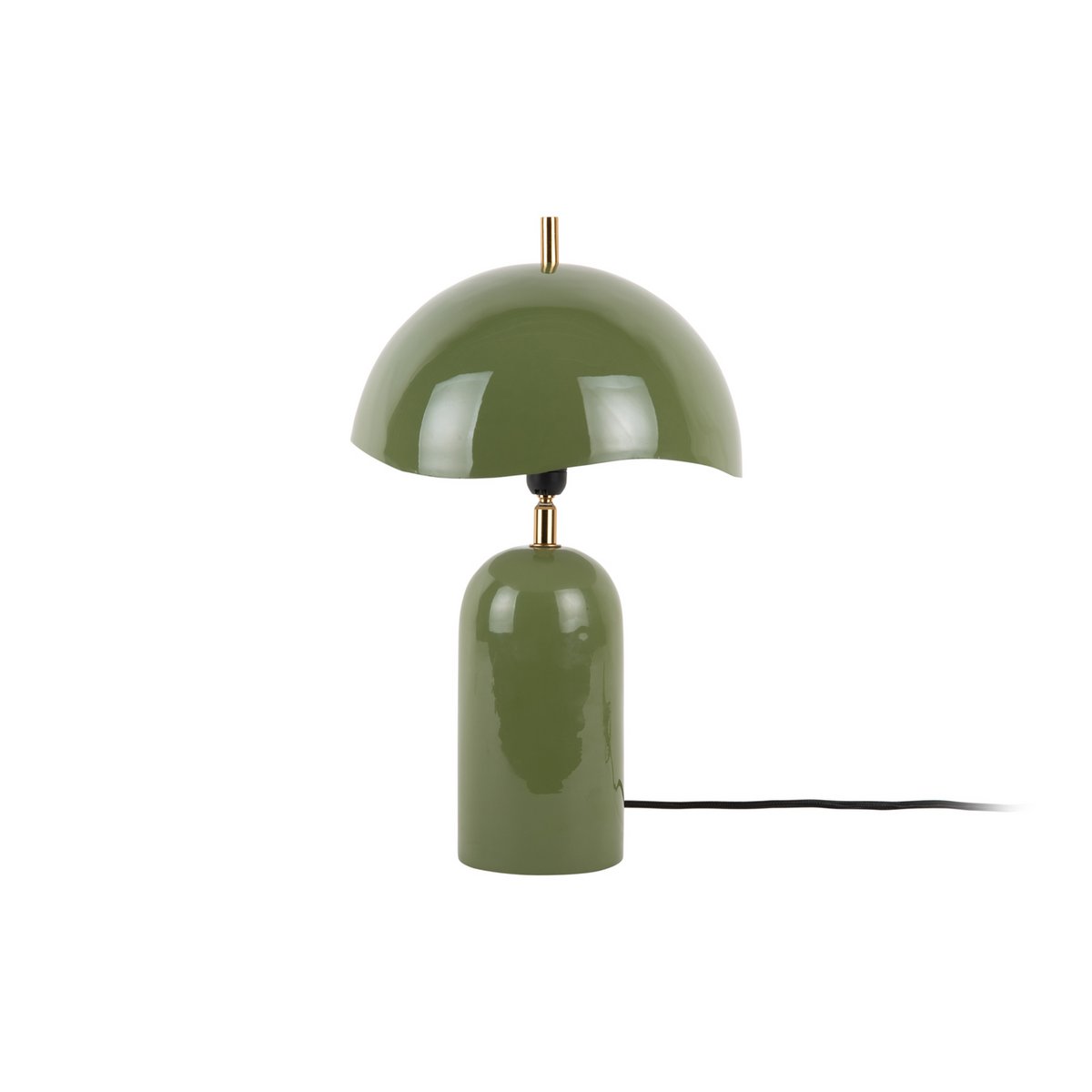 Lampe de table Cher de Leitmotiv, élégante avec abat-jour ondulé
