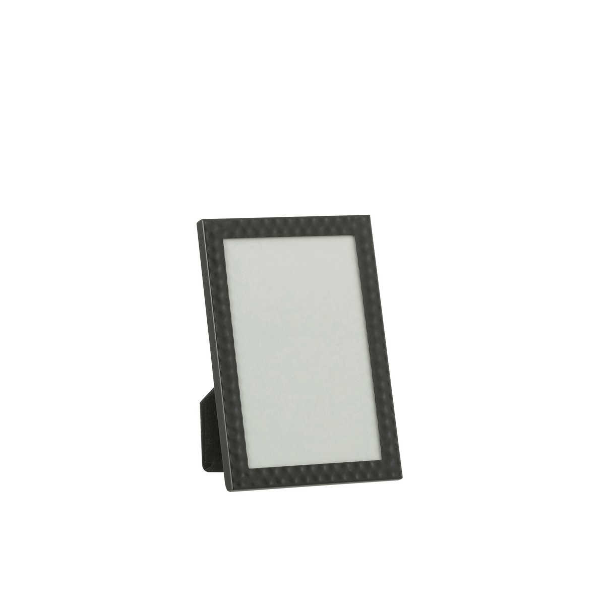 Cadre photo J-Line Hammered Board en métal noir, design industriel élégant