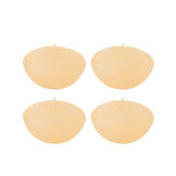 Bougie flottante J-Line beige, vue de face avec lumière douce