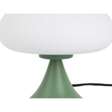 Détail de la lampe de table champignon Fungo, couleur verte