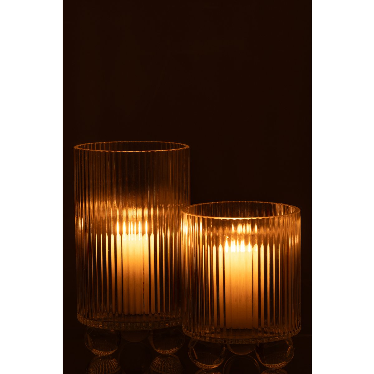 Lanterne J-Line Clara - ambiance chaleureuse