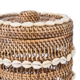 Le bac de rangement Shell - Brun naturel