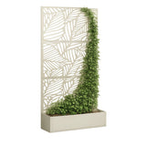 Support pour plantes extérieur Sapri Blanc cassé