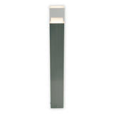 LED à douille extérieure LED "Leah" en métal et en plastique en acier, LED intégrée, lumières de chemin