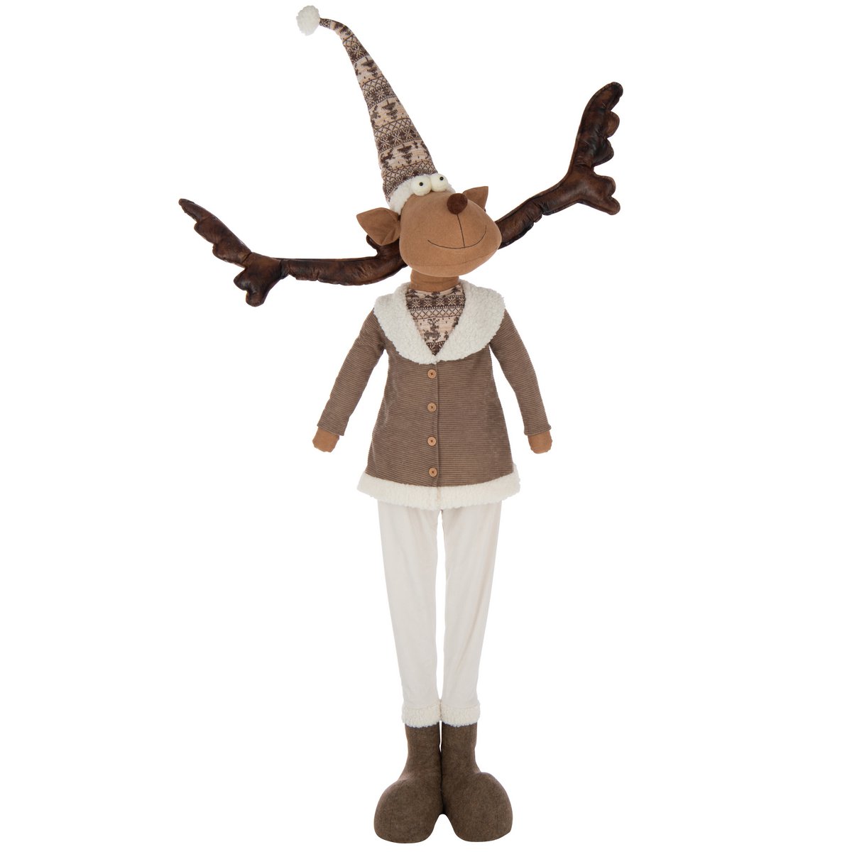 Figurine J-Line Renne dans un décor de Noël chaleureux
