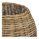 Lot de 2 paniers Melaka en rotin, empilés, couleur naturelle