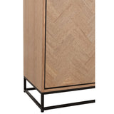Vue latérale de l'armoire haute Zigzag J-Line