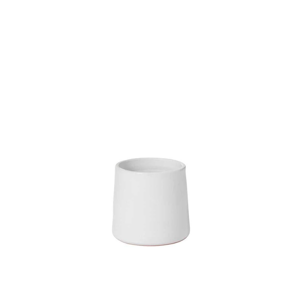 Pot de fleur J-Line, mise en scène avec des fleurs colorées