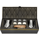 Coffret whisky avec pierres en granit et verres en cristal